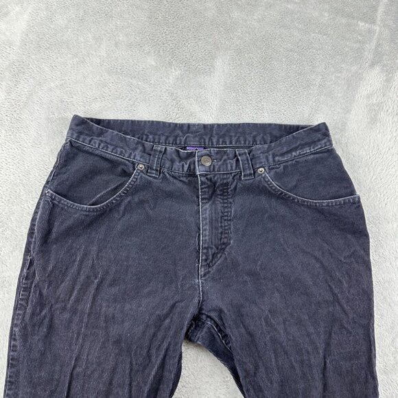 Patagonia Corduroy Navy Blue Straight Leg Pants Men Sz 33 US 58221 Style Number - Picture 4 of 11